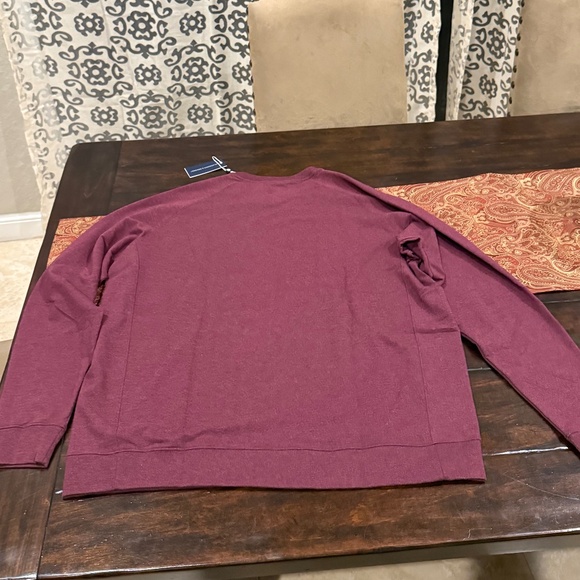 Holderness & Bourne Men's XL The Kennedy Heathered Dark Claret MSRP $135 - Picture 4 of 9